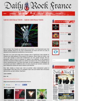 Chronique Mess Distraction Daily Rock